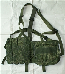 Russian ultra light load bearing vest for Vityaz mags. Digital flora